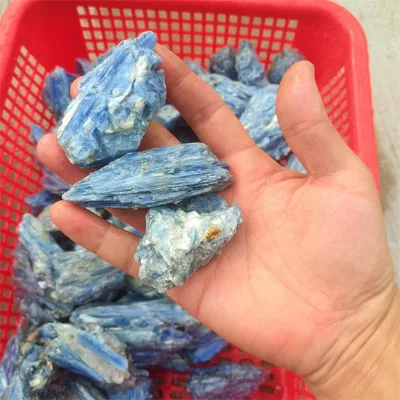 Factory Direct Sales High Quality Rough Natural Precious Mineral Specimens Blue Kyanite Raw Gemstone for Sale