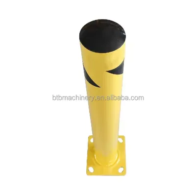 Indoor Warehouse High Quality Wholesales Powder Coated Metal Steel Pipe Safety Post Barrier Safety Bollard