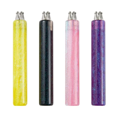 Hot Sale Acrylic Nail Dotting Pen Multiple Color One-stroke Formed Petal DIY Nail Art Dotting Brush for Nails Art