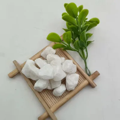 Wholesale White Stone Courtyard Paving White Small Stone Garden Landscape Greening Stone