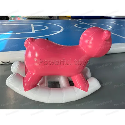Pvc Kids Wholesale Children Jumping Cheap Price Inflatable Cute Deer Riding on Animal Toys
