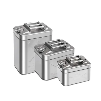 SIR Stainless Steel 5L-80L Portable Environmentally Friendly Gasoline Fuel Drum Canister Jerry Can