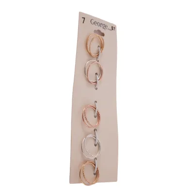 Hot Ladies Simple Fashion Ring Gold-plated End