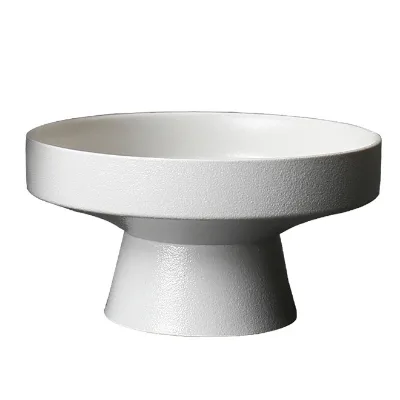 Dropshiping Ceramic Fruit Plate Footed Flower Pot Candy Serving Bowl Appetizer Plate Dessert Salad Dishes for Home