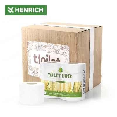 Hot Selling High Quality Low Price Water Soluble Toilet Paper Wholesale Bulk 100% Hemp Bamboo Toilet Tissue Paper Roll