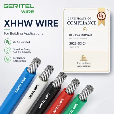 Factory Direct 350 mcm Xhhw-2 Aluminum, 600v, 1/c Ul) Feeder Cable for Large Building Power Systems