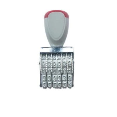Manual Roller Stamps Serial 6 Digits Batch Number Stamps