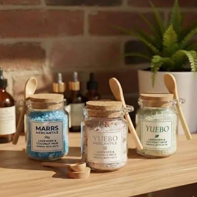glass concentrate jar decorative glass jars colored glass body butter jar glass jar for bath salt
