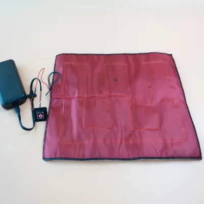 Custom OEM Large-Size 5V12V Carbon Fiber Heating Pad with USB Type-C Port for Food insulated box Cushion Blanket