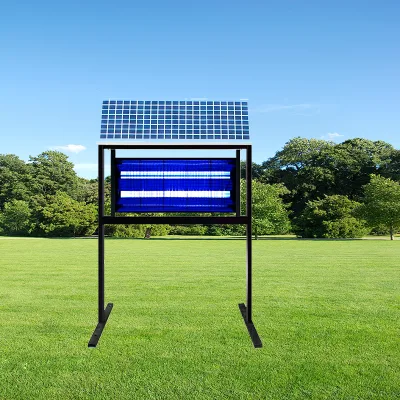 Solar Bug Zapper Outdoor Waterproof High Powered Portable Camping Mosquito Zapper Fly Traps Led Solar Mosquito Killers Lamp