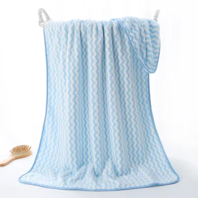 China Factory Wholesale Cheap Microfiber Coral Fleece Cation Bath Towel Gift Soft Absorbent Face Towel Set in Towel
