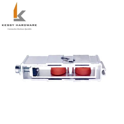 Factory Price Adjustable Aluminium Hidden Sliding Pulley Double Wheel Window Door Double Roller