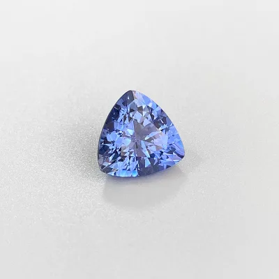 Lab Grown Gemstone Trillion Cut Cornflower Blue Color  Lab Created Loose Stone Sapphire