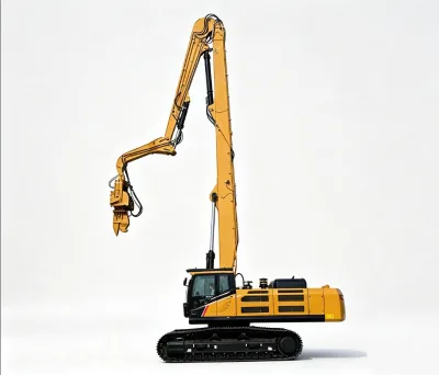 Top Brand SY600HD Pile Driving Excavator With Vibratory Pile Hammer for Foundation Piling
