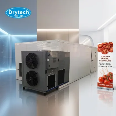 DRYTECH High Efficiency Commercial Heat Pump Tomato & Vegetable Dehydration Oven 1200KG Capacity 480V/380V