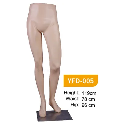 High-Quality 3D Design Fiberglass Legs Female/male Pants Display Mannequin