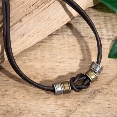 Hotsale Knot Circle Necklace Rope Grade Clavicle Chain Jewelry Super Cool Trendy Necklace