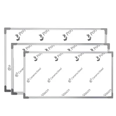 Classroom Enamel Whiteboard Porcelain Board Multi-Functional Enamel Board: Dry Erase + Projector Ready Durable & Eco-Friendly