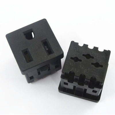 Quick Disconnect Receptacle Electrical Wire Connectors Power Approval US Receptacle 5-15R