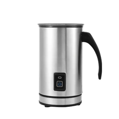 New Arrival Compact and Stylish Stainless Steel Design Milk Warmer Home Using Automatic Milk Frother