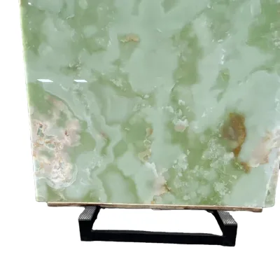 Jade Onyx Marble Natural Green Onyx Stone Polished Slabs for Projects Decoration
