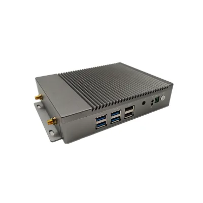 Rugged Alder Lake-N N100 Fanless Industrial Pc 4 Com Ports Dual Lan Wide Voltage 12-24V 16GB RAM NVMe Storage Sim Box Computing