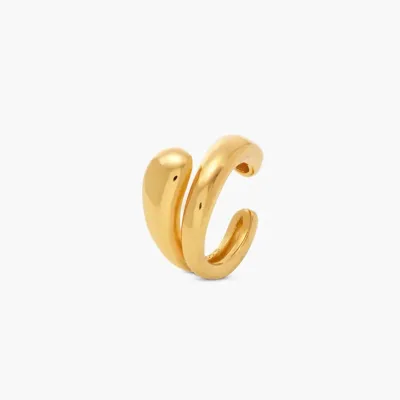 14k Gold Vermeil Unique Cuff Earrings Sterling Silver Earrings Jewelry Fashionable Cuff Brand Earring Making Supplies