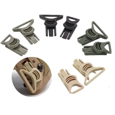 Tactical Goggle Swivel Clips High Pressure PC Material 36mm Wide Helmet Rail Connect Goggles Accessories Buckle
