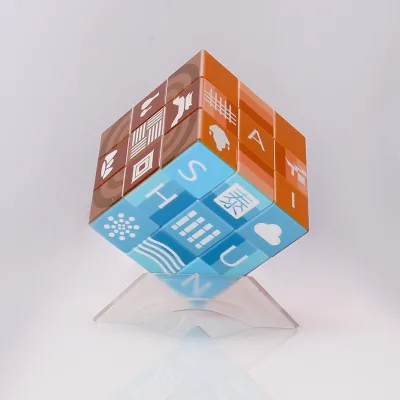 Customized 3x3 Colorful Magic Cube Event Promotional Personalize Design for Brand Promotion Team Building Gift