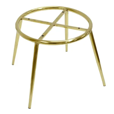 Light-luxury Affordable Luxury Post-modern Casual Dining Chair Legs Gold-plated Fingerprint-resistant Stainless Steel Hardware