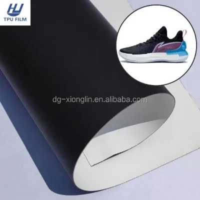 HL Shoe Upper Shoe Part Temperature Film Material of TPU 1370MM 0.35MM Customized  Color Texture Easy Cutting