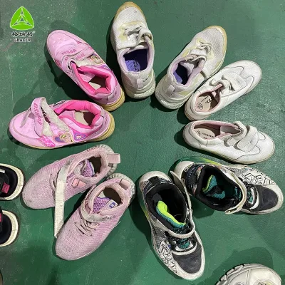 Gracer Korea Used Shoes Kids Branded Children Shoes Uganda Second Hand Shoes Bales in Bulk for Kids