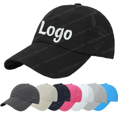Custom Logo Hydro Waterproof Performance Snapback Hat Floating Polyester Water Resistant Quick Dry Baseball Caps