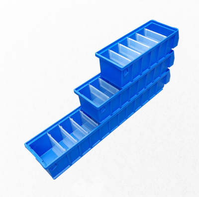 Large Capacity Parts Storage Box with Partitions for Warehouse