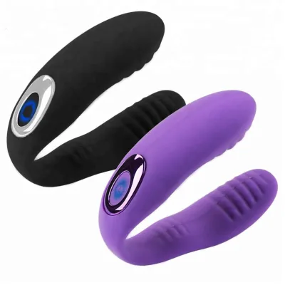 U Shape C-Spot and G-Spot Women and Men Sex Toy Purple Vibrator
