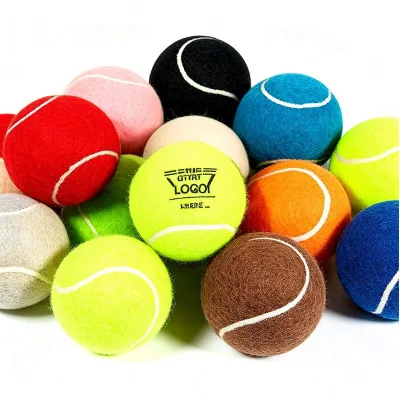Professional Wear Resistant Custom Logo Available In Bulk Wholesale Prices Ideal For Pet Shops And Supplies Logo Tennis Ball
