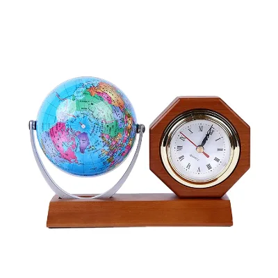 Wooden Handicrafts, Solid Wood, Silent Children's Table Clock, Wooden Box and Wall Label