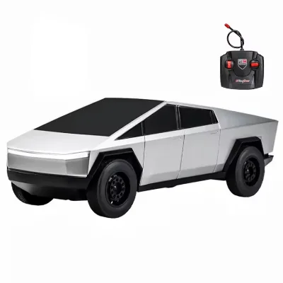 1/14 RC Drift Car Silver High-Speed RC Racing Car Toy Included Battery Remote Control Model Car