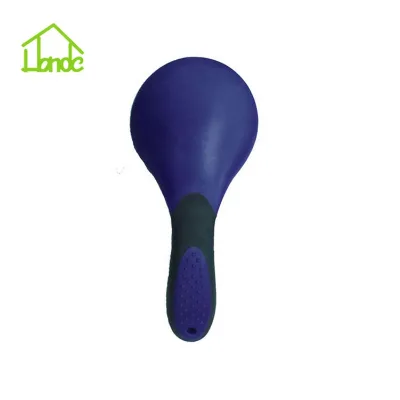 Pet/Horse Comb Brush Brown / Blue/Pink Rubber Round Head Pet Massage Curry Comb Brush