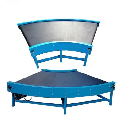 New High-Speed Adjustable Curve Conveyor Stainless Steel & Carbon Steel Low Noise Design for E-Commerce Fulfillment