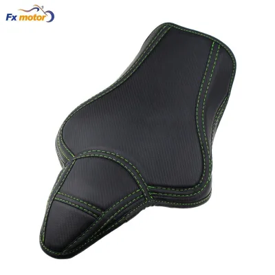 Motorcycle Seat Leather Motorbike Black Leather Seat Cover Scooter Cushion for KAWASAKI Z1000 Electric Motorcycle