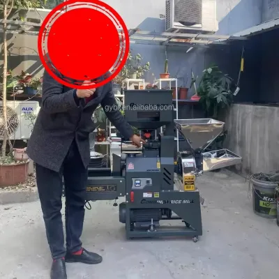 HELI Combined Rice Mill with Electric Sieve Vibrator