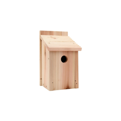 Hummingbird House Cedar Blue Bird Box Durable Wood Bird House with Mesh Attractive Birdhouse for Attracting Birds