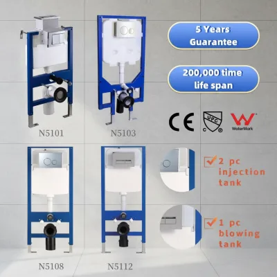 Concealed Cistern for Wall Hung Toilet Dual Flush Mechanical Flush System In Wall Toilet Tank