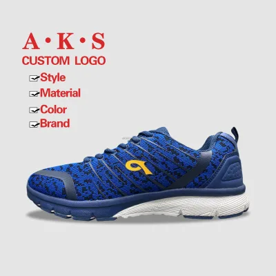 A.K.S. ZAPATILLAS HOMBRE 39-47 PLUS SIZE WALKING SHOES RUBBER/EVA/MESH BREATHABLE RUNNING SHOES CUSTOM
