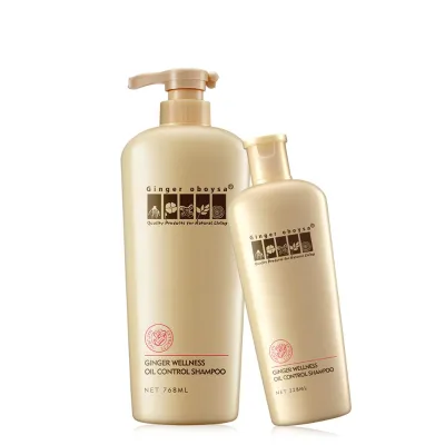 Ginger Oboysa Brand Various Effect Hair Shampoo Keratin Repair Ginger Herbal Hair Shampoo and Conditioner