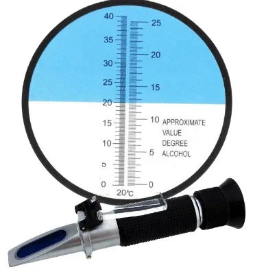 Alcohol Wine Refractometer Atc Digital Vol 0-40% with ATC