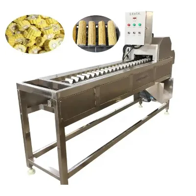 Sweet Corn Carrot Cassava Yam Sugarcane Sweet Potato Cucumber Eggplant Segment Cutter Machine