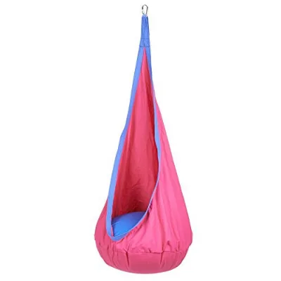 2023 New Style Kids Hammock with Stand Indoor Nylon Cloth Bag Swing Wholesale for Kids