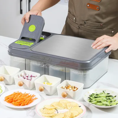 IStapromo Gifts Multifunctional Food Processor Vegetable Slicer Shredder Chopper Slicer Fruit Potato Onion Cutter Vegetable